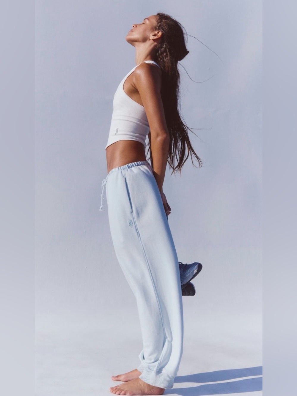 NWT FREE PEOPLE MOVEMENT FREESTYLE PANTS ARCTIC SNOW